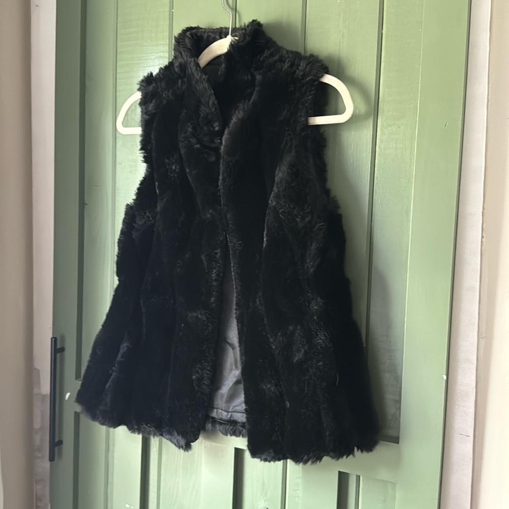 WhiteHouseBlackMarket Faux Fur Vest